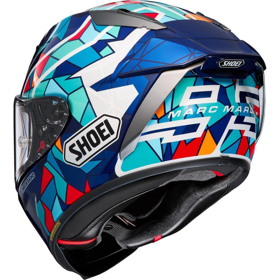 Shoei Integralhelm X-Spirit Pro Marquez Barcelona TC-10 blau-rot-weiss