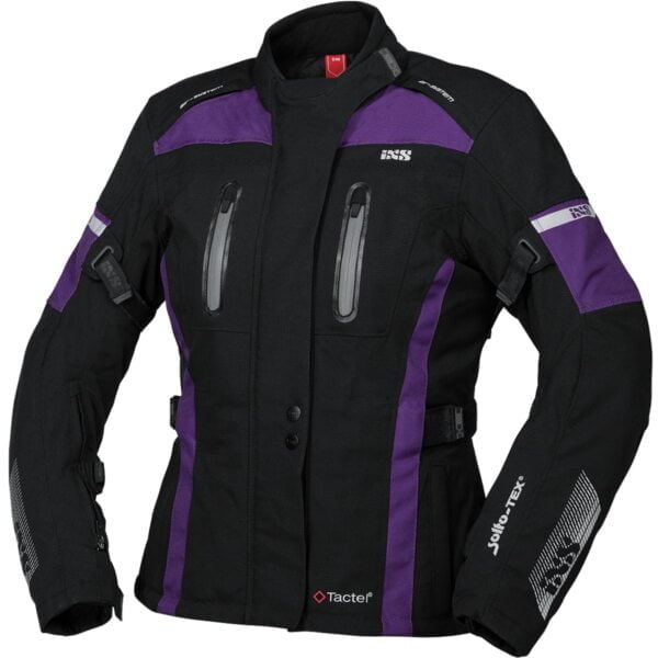 IXS Damen Tour Jacke Pacora-ST schwarz-violett