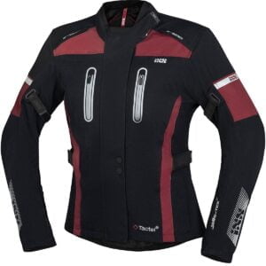 IXS Damen Tour Jacke Pacora-ST schwarz-bordeaux